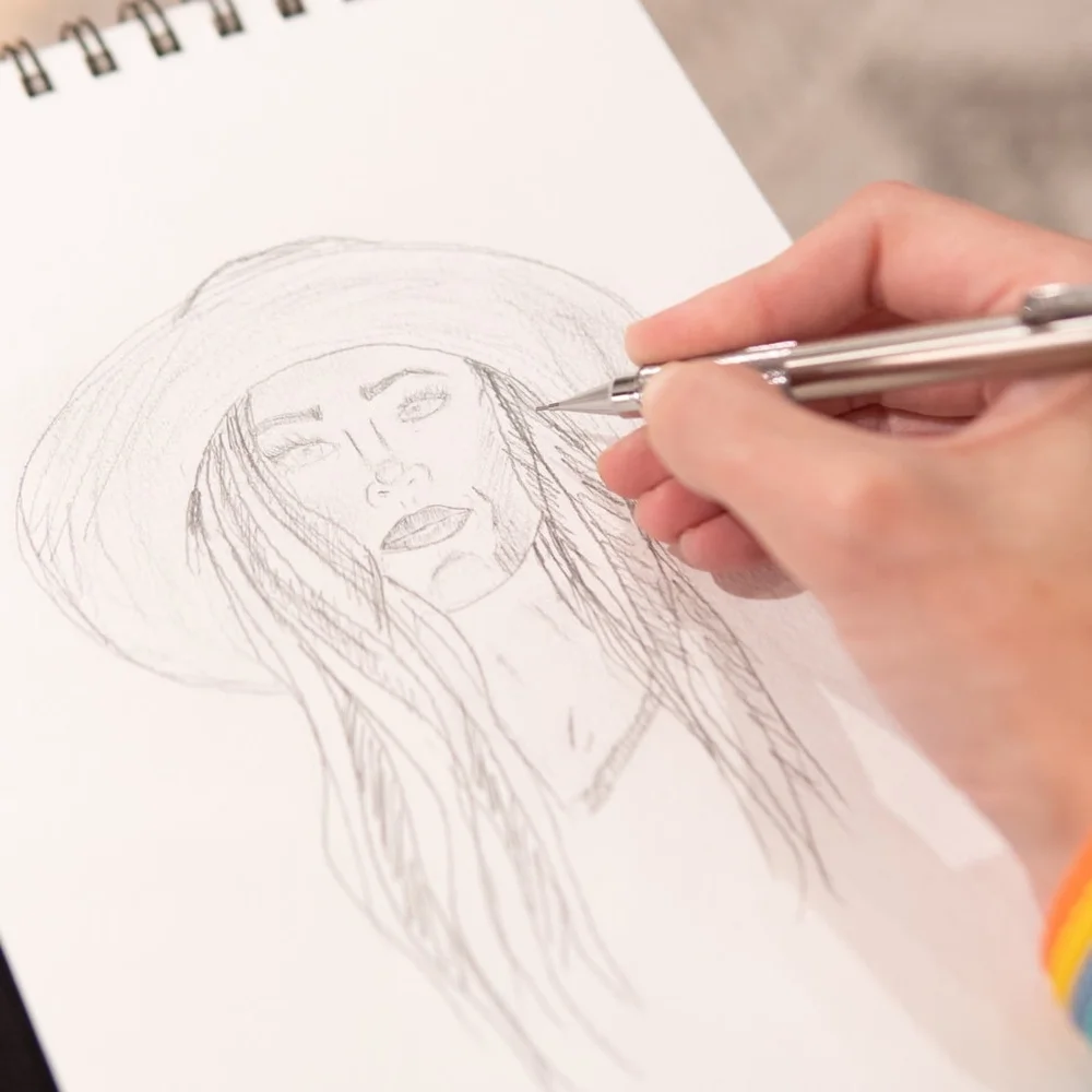 قلم رصاص ميكانيكي من الفولاذ المقاوم للصدأ 0.7 مم، أداة كتابة دقيقة، قبضة مريحة قابلة للسحب، قابلة لإعادة الملء، مكتب منزلي مثالي