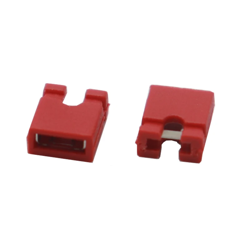 【300-100PCS】Jumper cap 2.54MM color short-circuit cap row pin connection block short handle connector