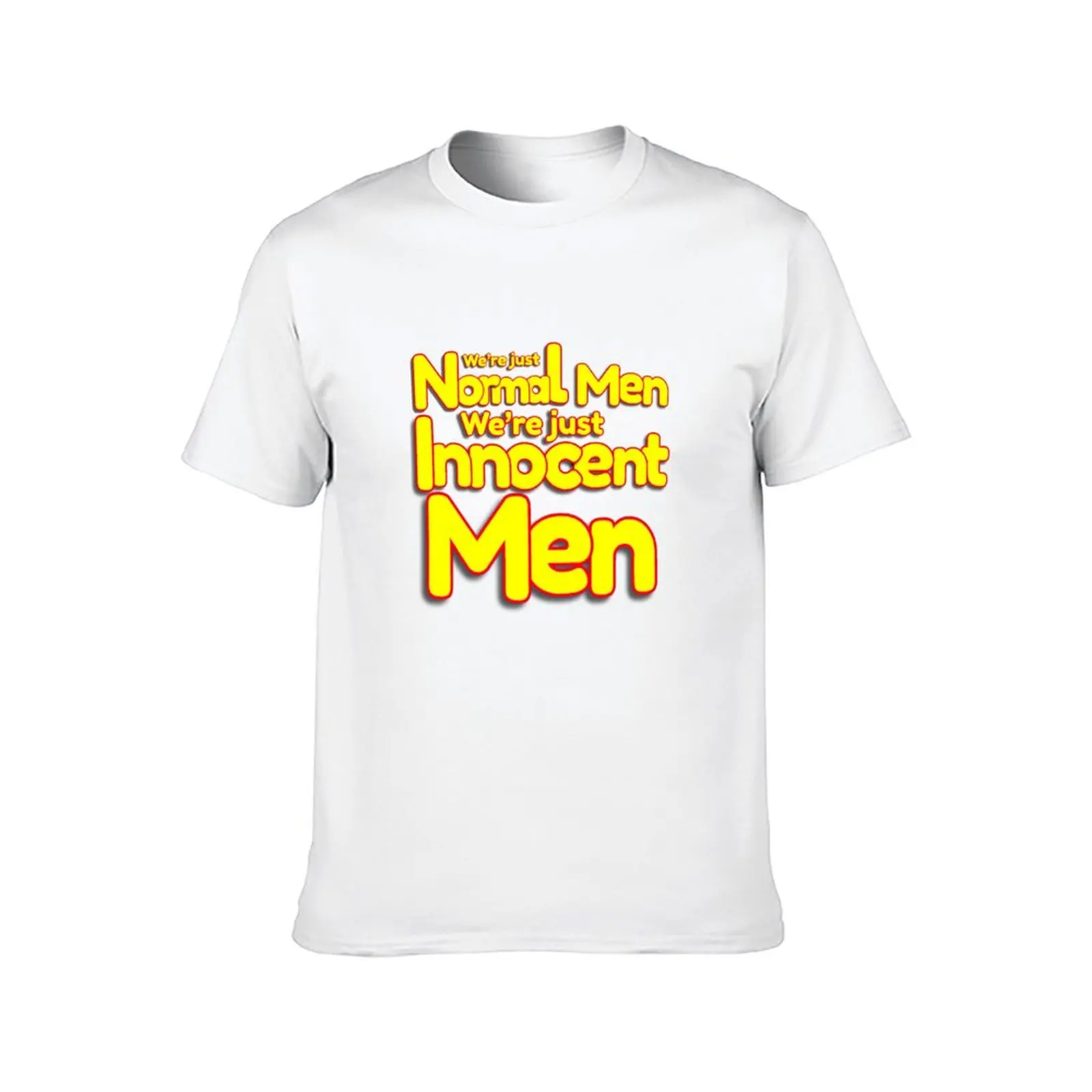 NORMAL MEN - INNOCENT MEN (alternative version) T-Shirt Aesthetic clothing summer 2025 cotton man t-shirts cotton t shirt men