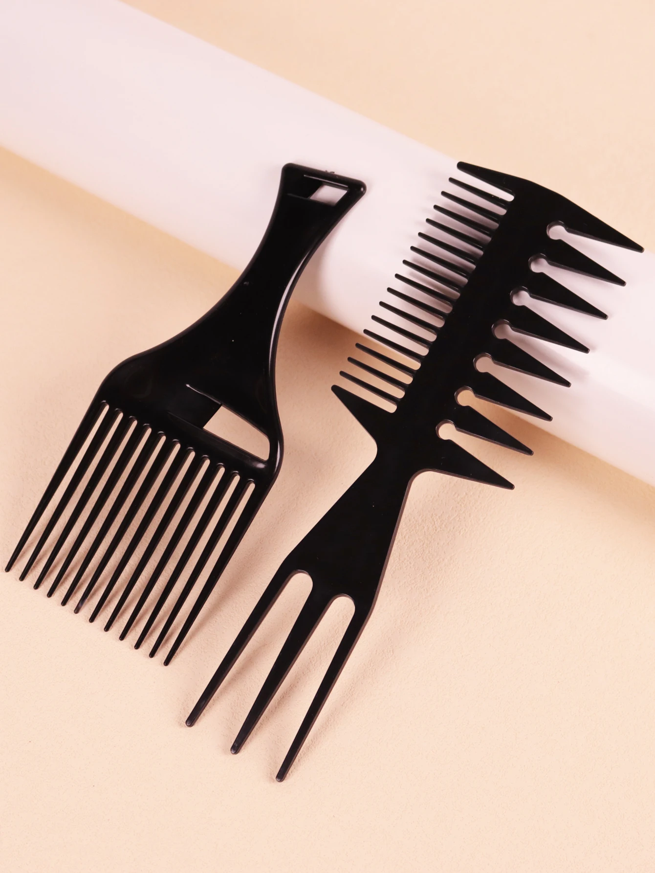African Combs, Fishtail Wide Toothed Combs, African Insert Combs,for Curling Hair Styling Special for real hair wigs