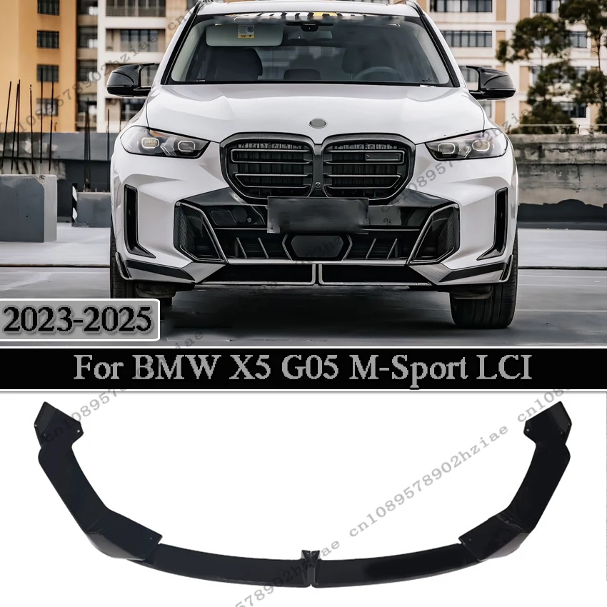 

4Pcs MP Style Car Front Bumper Lip Splitter Diffuser Spoiler For BMW X5 G05 M-Sport LCI 30d 40i 40d 2023-2025 Car Tuning kits