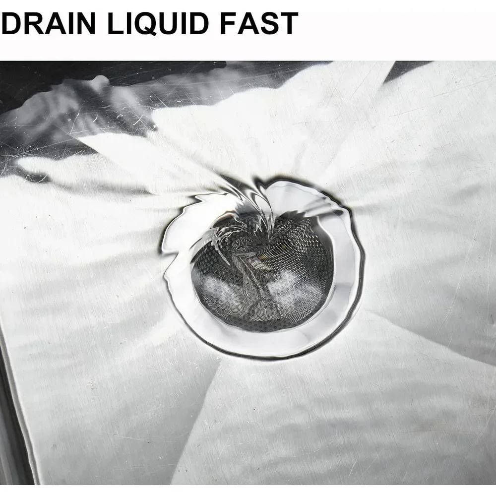 

Новости на 1/2 шт. Фильтр для кухонной мойки из нержавеющей стали, с широким краем и диаметром около 11 см.