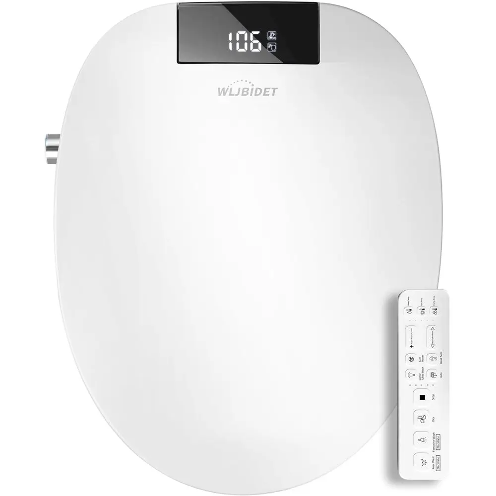 

Сиденье-биде с подогревом и пультом ДУ, регулируемый распылитель теплой воды, сушка теплым воздухом, дисплей, ночник, плавное закрытие.