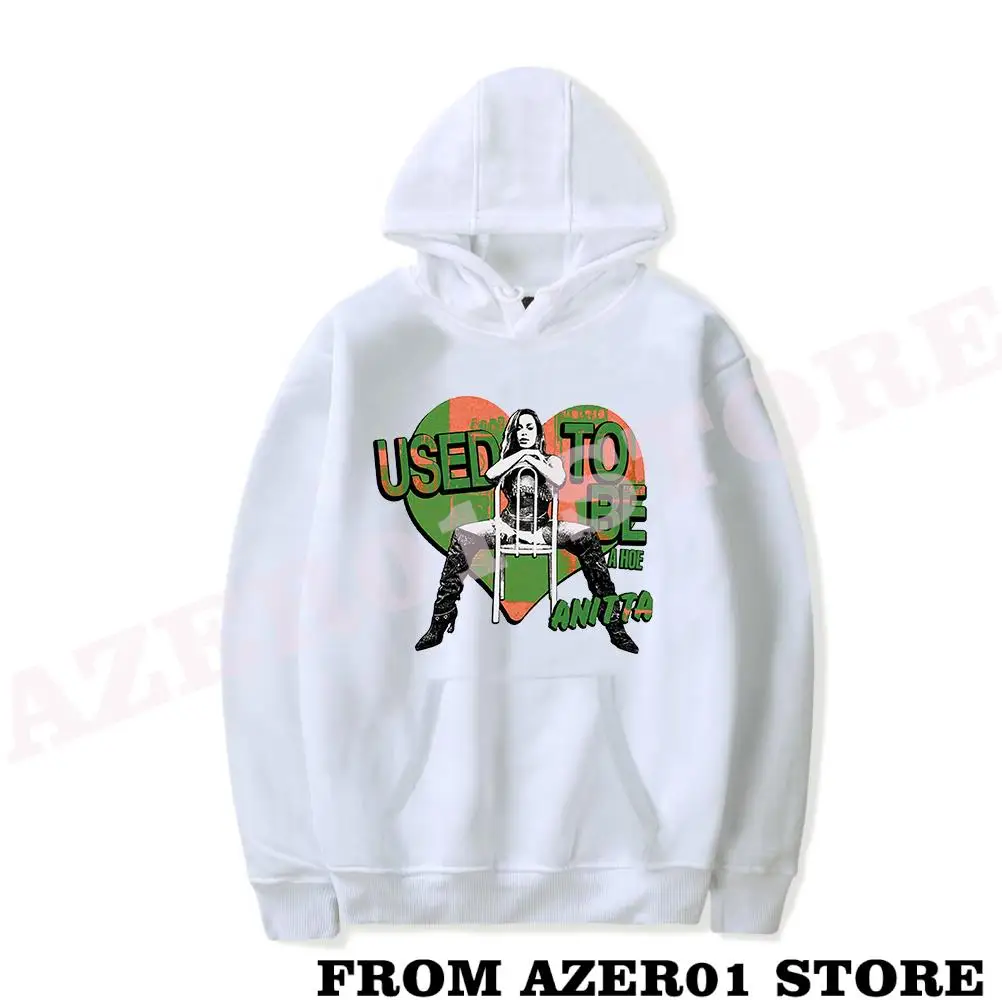 Anitta Used To Be Merch Hoodies Winter Men/Women Hooded Sweet Streetwear LongSleeve New Logo Sweatshirt