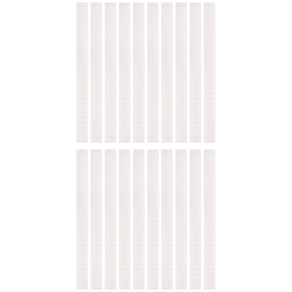 20-delige cosmetische make-upborstels bewakers mesh beschermers cover schede netto wit