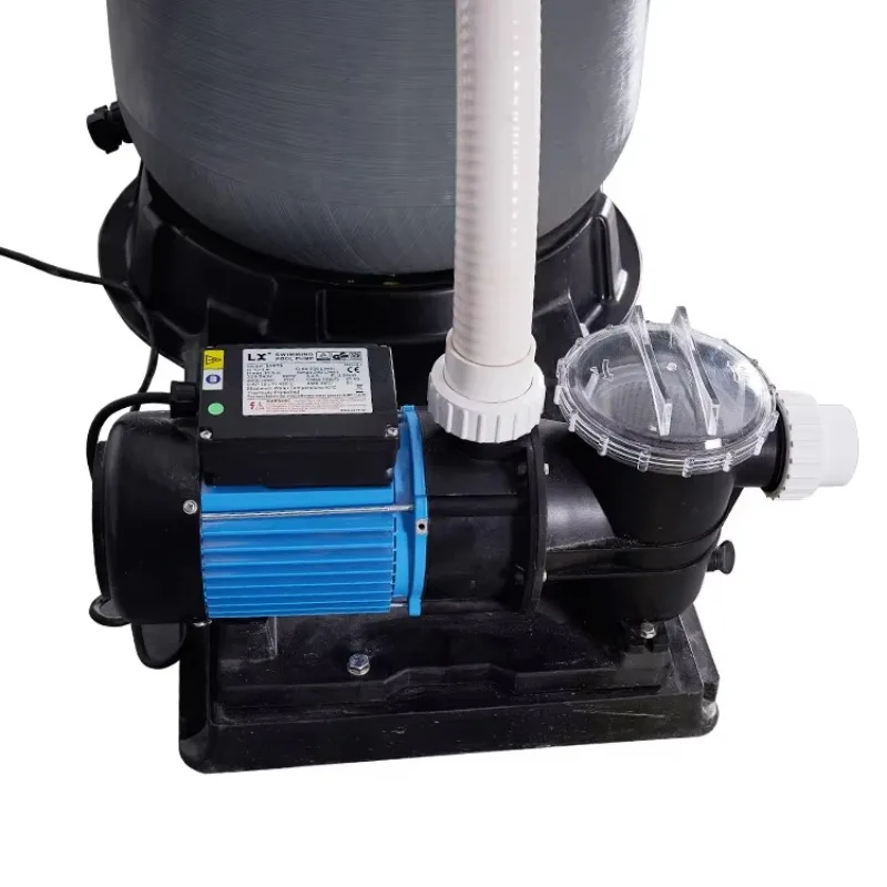 Pikes Multi Function 6 Port Valve Combo System Swimming Pool Sand Filter And Pump