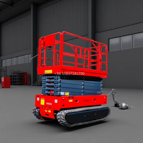 Plataforma de elevação com aprovação ce, 8m, 10m, 15m, reboque hidráulico móvel, elevador elétrico de tesoura, autopropelido, andaime, plataforma de elevação