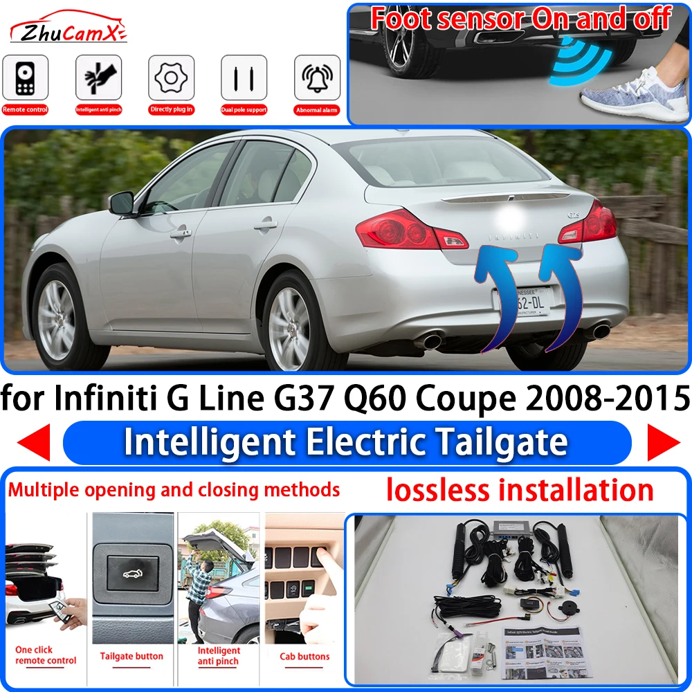 for Infiniti G Line G37 Q60 Coupe 2008-2015 OEM Power Liftgate Trunk Electric Suction Tailgate Intelligent Tail Gate Lift Strut