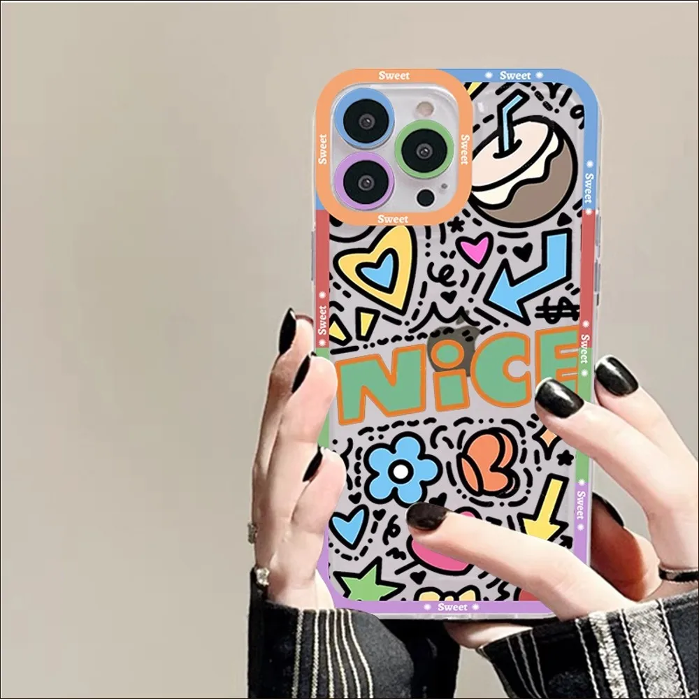 Funda de teléfono de arte Doodle A Color para Redmi 7, 8, 9 A, Redmi Note 5, 7, 8, 9, 10, 11 Pro Max, 4G, 5G