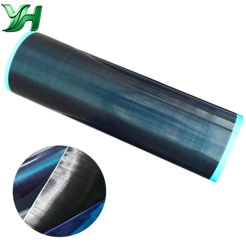 Unidirectional Real Carbon Fiber Prepreg 75/150gsm Fabric, Suitable for Fishing Rods, Bike Repairs, lightweight and High Strengt