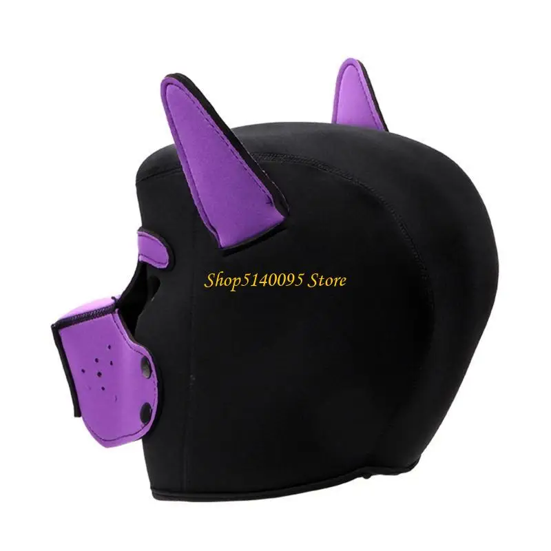 

DXAE HALLOWEEN DOG HEADGEAR HEATHBALE HEAD COMPUME MASK для взрослых Хэллоуин