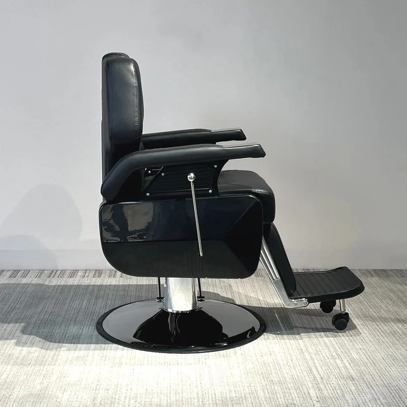 Heavy Duty Hydraulic Barber Chair Reclining PU Leather Styling Chair Removable Headrest Hairdressing Beauty Salon Furniture view 5