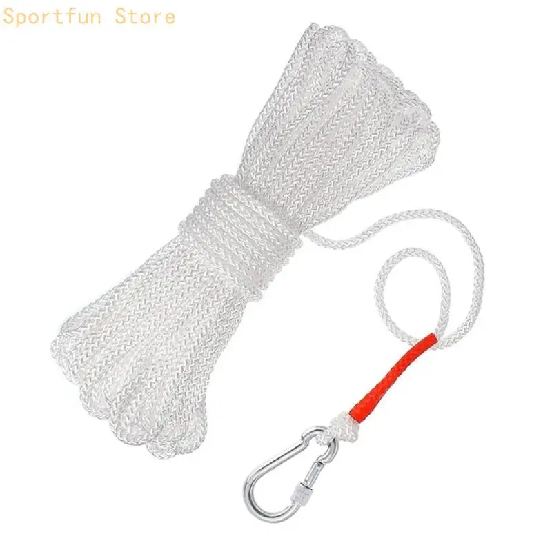 Spring Hooks Life Rope Single Hook Rope, Rope Heaving Line Outdoor X7JD