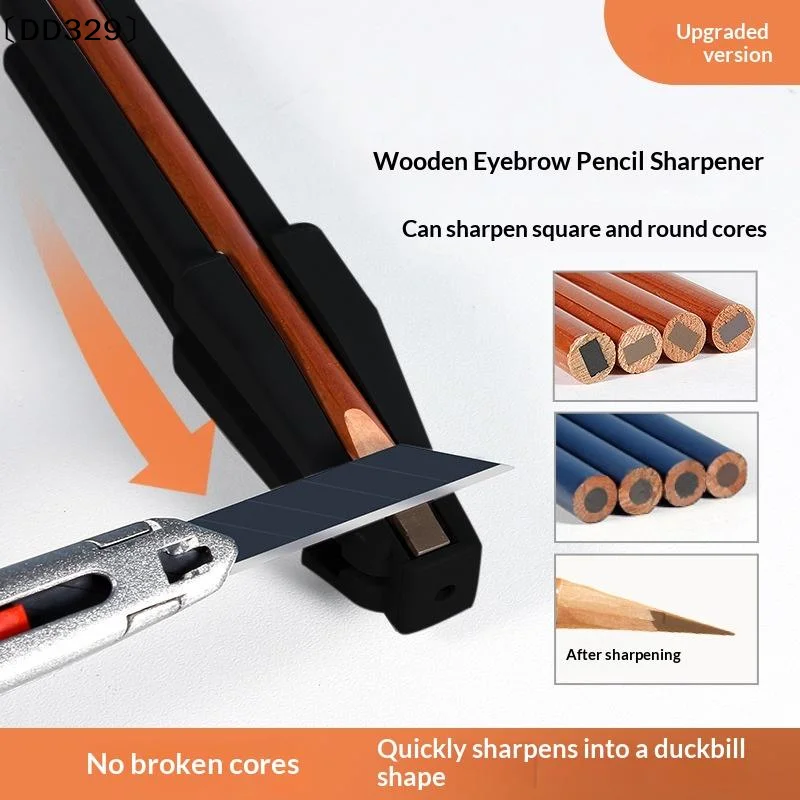 1Pcs Duckbill-Shape Eyebrow Sharpener Auxiliary Tool Eyebrow Pencil Sharpener Peel Off Brow Pencil For Sharpening Brow Pen Tip