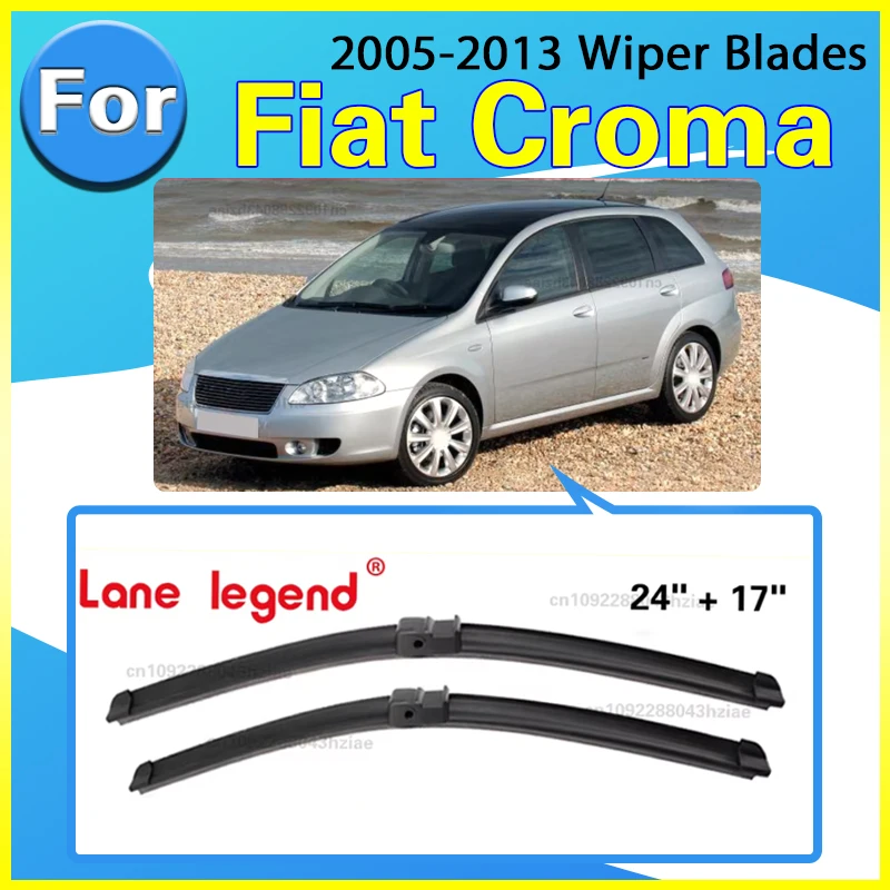 Para Fiat Croma 2005-2013 parabrisas delantero para Fiat Croma 2005-2013 limpiaparabrisas delantero 2 uds accesorios de ventana de parabrisas