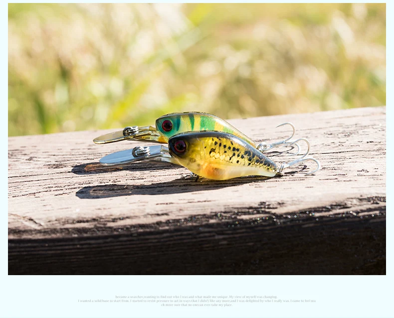 Kingdom Crazy Crankbaits Langsam Sinkende Angelköder Mini Minnow Swing Kleine Cranks Harte Köder 5g 37mm Wobbler Angelzubehör – Detail 6