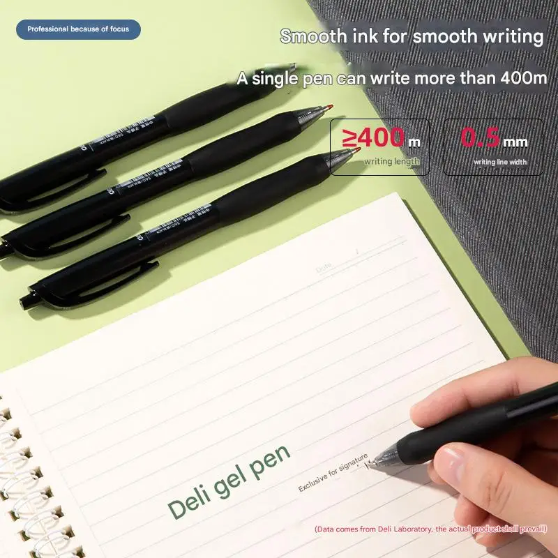 

Сверхгладкая шариковая ручка с пулевидным наконечником диаметром 0,5 мм, черными чернилами, шариковая ручка для офиса и школы.