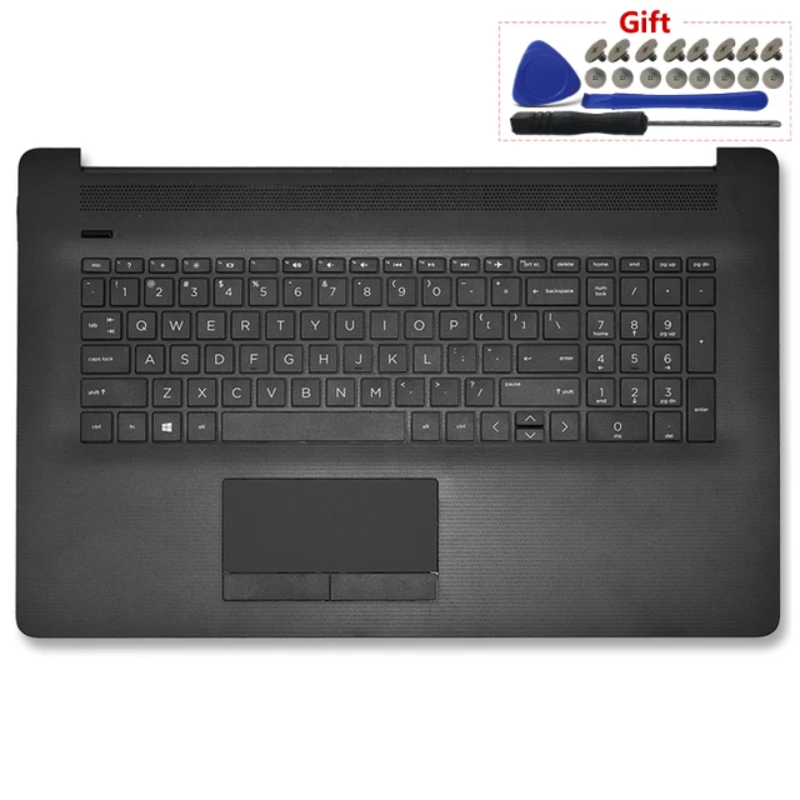 Imagem -03 - Portátil para hp Pavilion 17-by 17-ca 17-cr 17t-by 17z-ca 470 g7 Tpn-i133 Teclado Retroiluminado Palmrest Capa Superior Case Superior Novo Case do