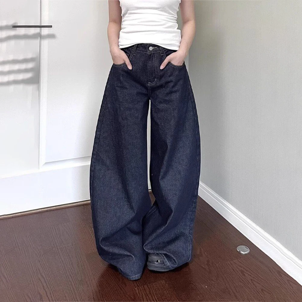 جينز نسائي غير رسمي سروال عالي الخصر نزهات غير رسمية جميع المواسم ملابس العلامة التجارية الجديدة حالة نسيج مرونة صغيرة