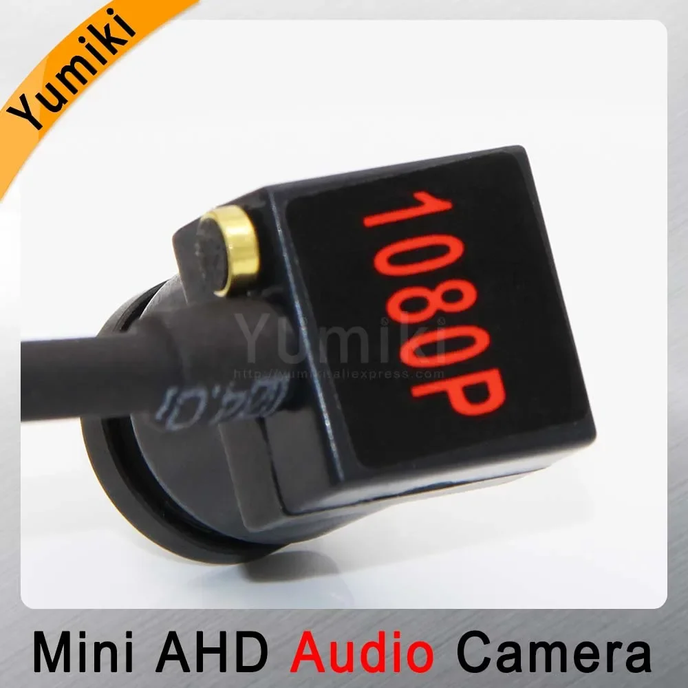 HD Metal Bullet 1080P SONY IMX323 AHD Mini Surveillance Camera CCTV H.264 1.8mm Lens 2MP Wired Security Camera with microphone
