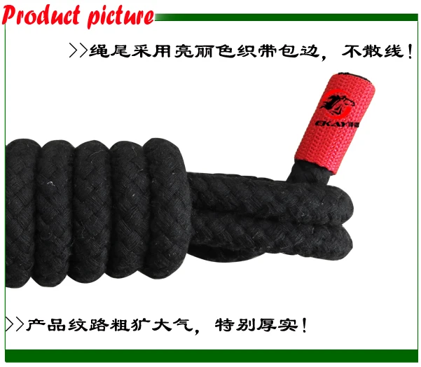 Soft Pure Cotton Thread Pulling Horse Rope Anti-static Pulling Horse Rope Beautifully Wrapped Extra Thick Hook Traction Rope