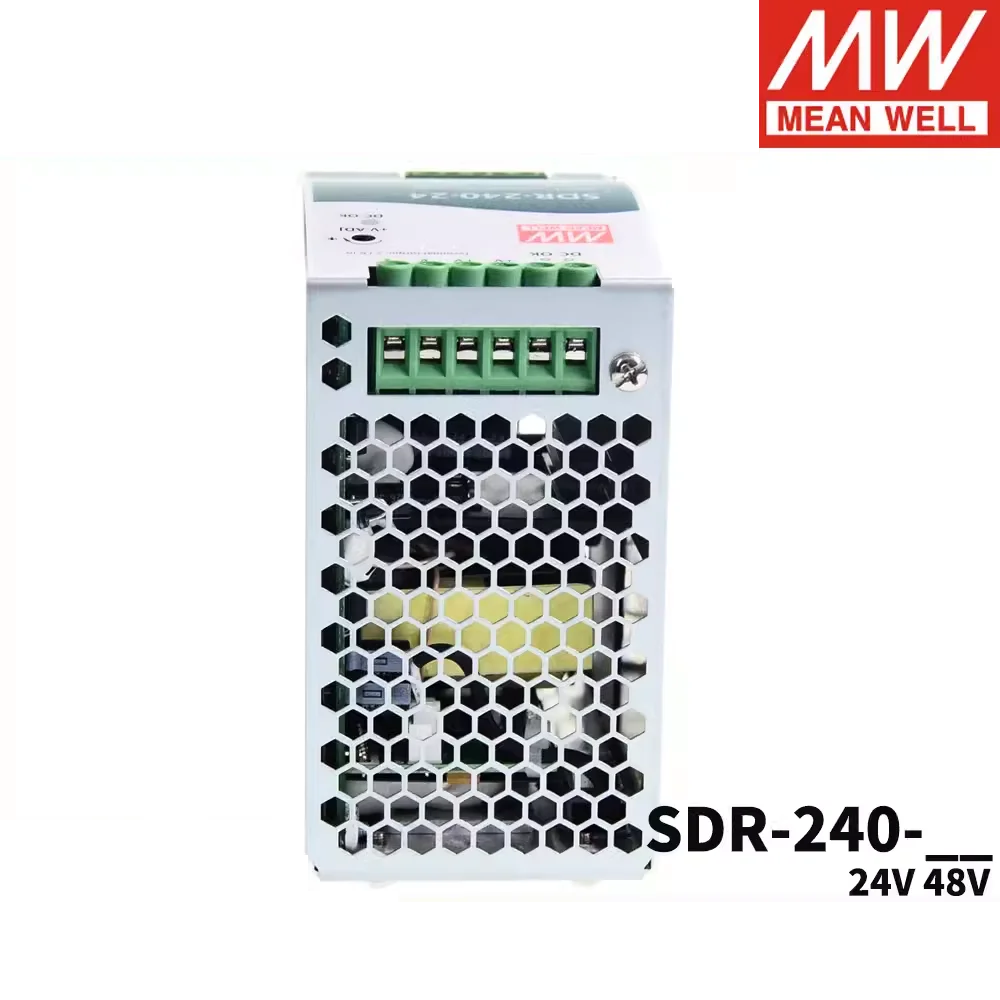 MEAN WELL 240W Single Output Industrial DIN RAIL with PFC Function SDR-240-24 SDR-240-48 SDR-240