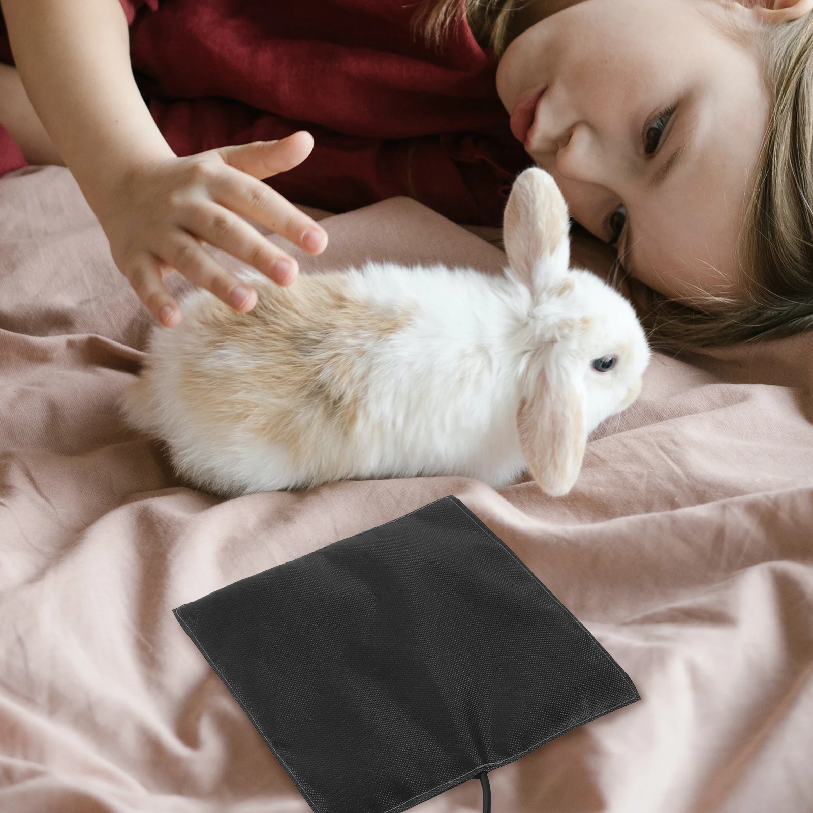 

DOITOOL USB Heating Pad for Small Pets Carbon Fiber Warm Mat Hamsters Reptiles Birds Portable Heat Cushion Winter Comfort