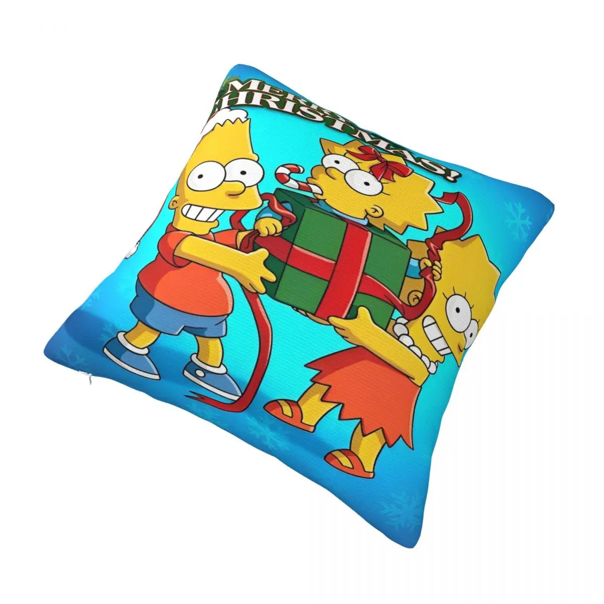 غطاء وسادة S-Simpsons لعيد الميلاد كاواي كيس وسادة لغرفة المعيشة غطاء وسادة كرسي بوليستر جرافيك سادات #3