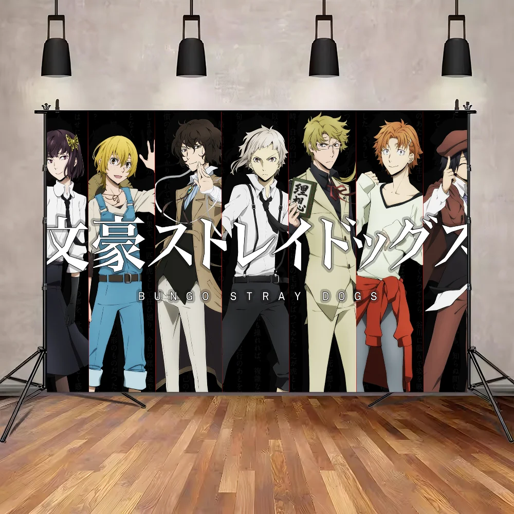 Bungo Stray Dogs Backdrop Tropical Summer Photography Background Photobooth Photozone - view 3