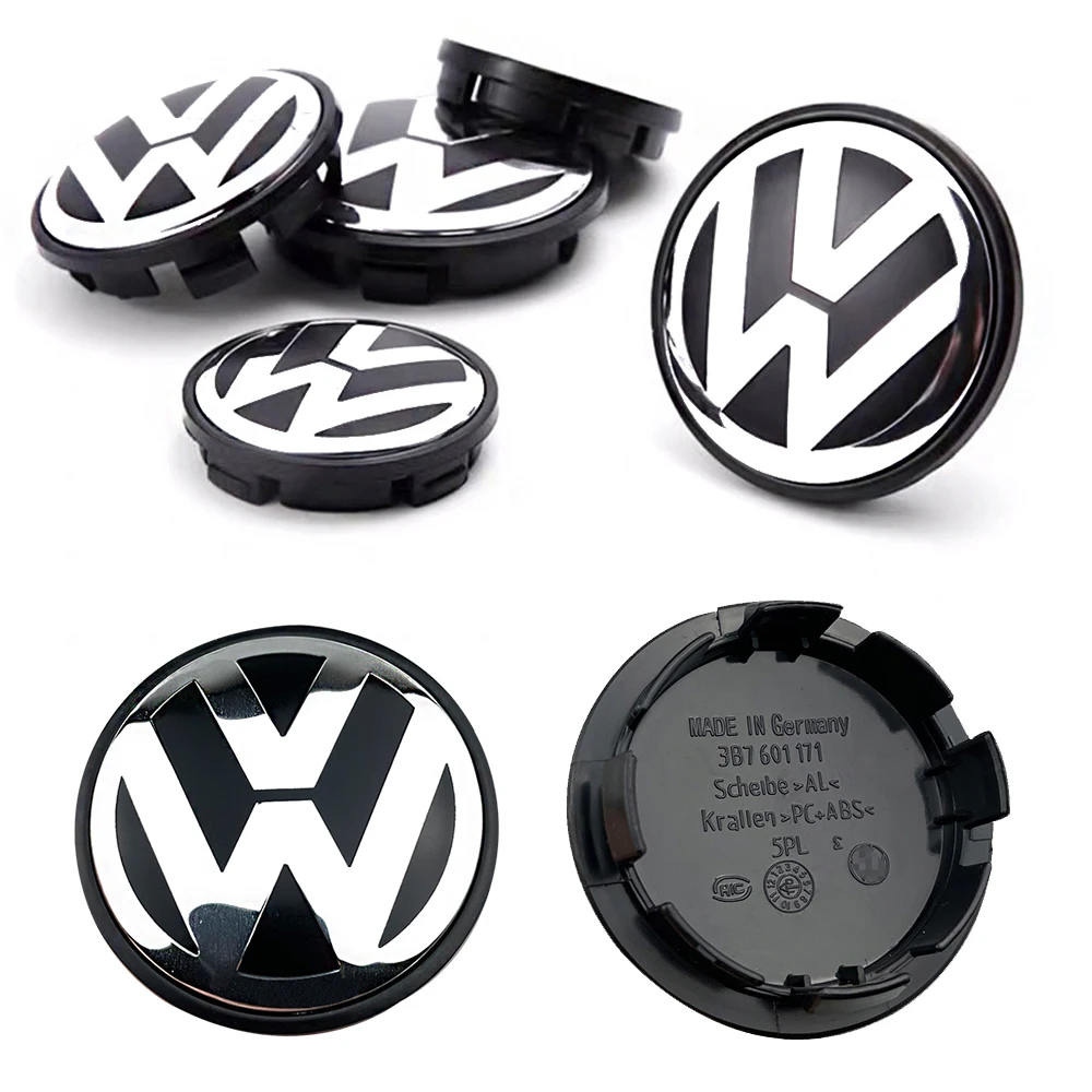 Volkswagen wheel center cap 4pcs 56mm 65mm 70mm 76mm Hubcap for VW Golf 4 5 6 7 Mk4 MK5 Passat B6 B7 Jetta accessories 3B7601171