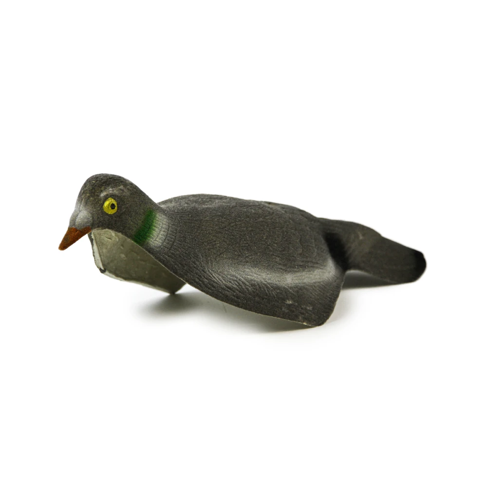 GUGULUZA-Coquille de leurre de pigeon floquée, faux oiseau réaliste 3D avec chevilles, épouvantail de jardin, décor de cour, appât de chasse, 5 pièces