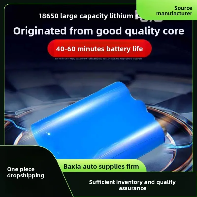 NOWA Bezprzewodowa Myjka Samochodowa Domowa Wysokonapięciowa Przenośna Akumulatorowa Litowa Mała Samozasysająca Myjka Samochodowa