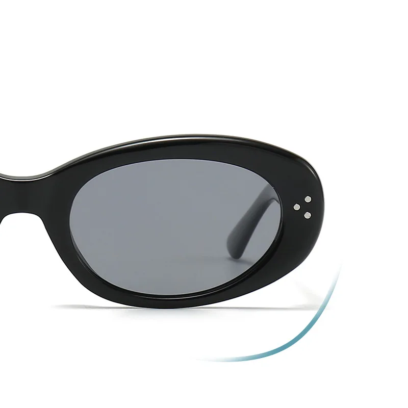ZS8045 Panel Sun Protection Cats' Eye Sunglasses Women's New UV Protection Fashion TrendTRNongmSun Glasses image 2