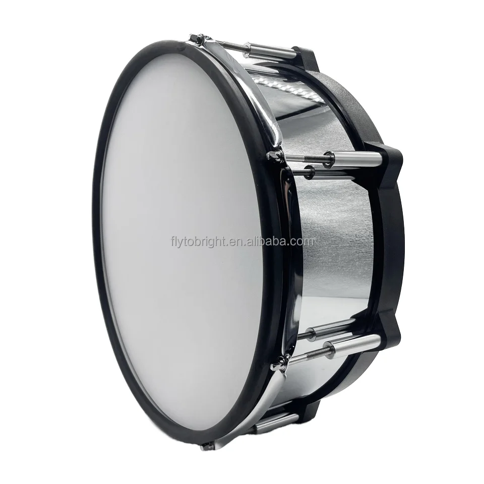 10 12 14 Inch Steel Percussion Musical Instrument Electronic Electric Snare Tom Drums Set Kit Portable Double Layer 6 Trigger