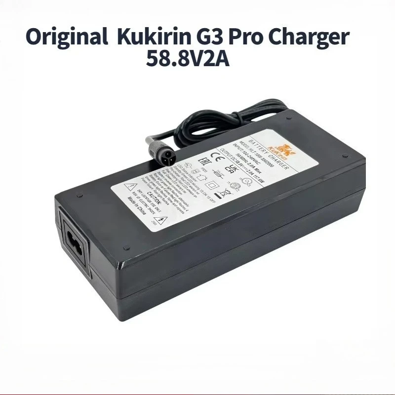 

Литиевое зарядное устройство 58,8 В, 2,0 А для Kugoo Kukirin G3 Pro, запасные части для зарядного устройства для электрического скутера, аксессуары
