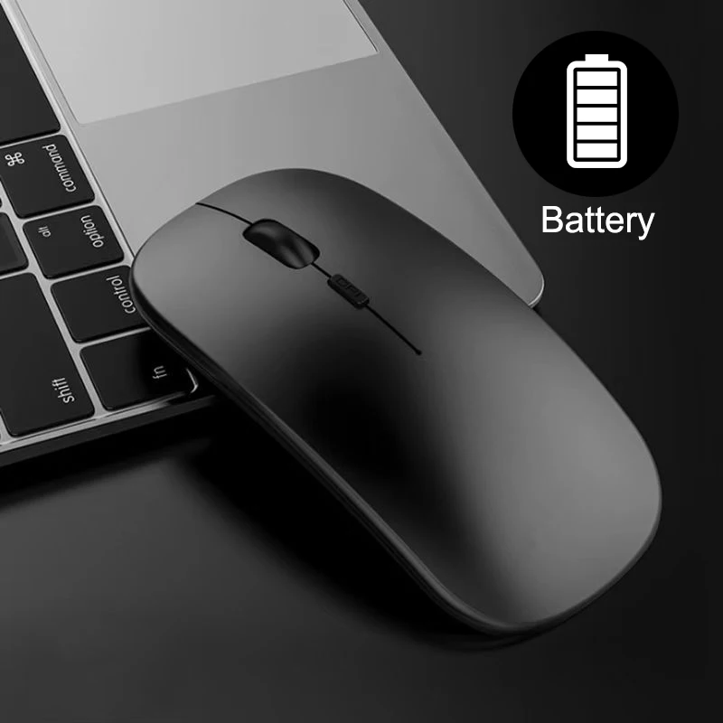 Wireless Mouse USB 2.4Ghz Battery  Single-mode  Wireless Mouse for Mac/Android/Win Systems Mice With Silent Office