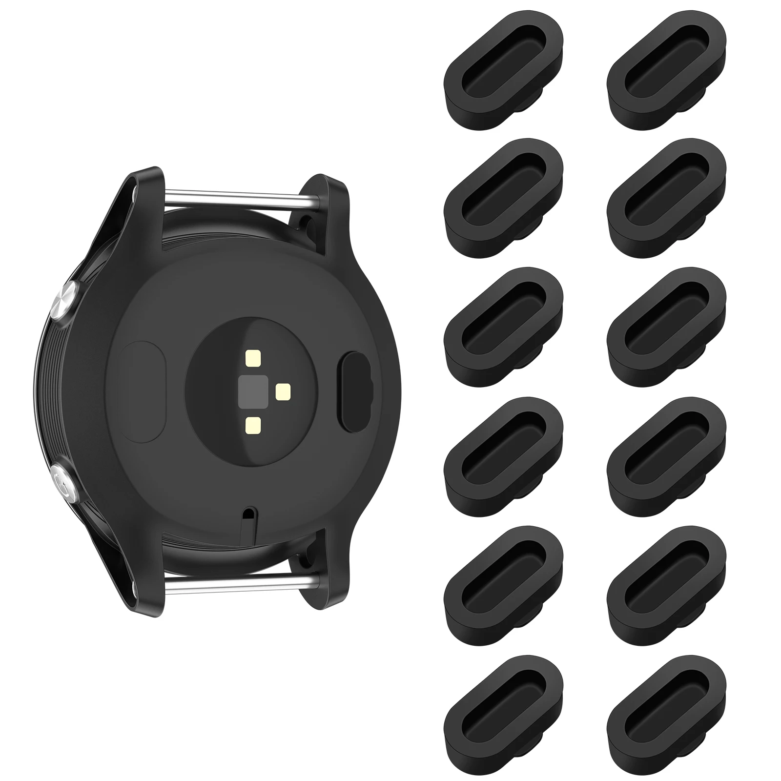 Porta do carregador à prova de poeira plug capa para garmin forerunner 955 945 265 645 965 fenix 7 s 7x 6 6s 6x 5 vivoactive 3 4 5 caso