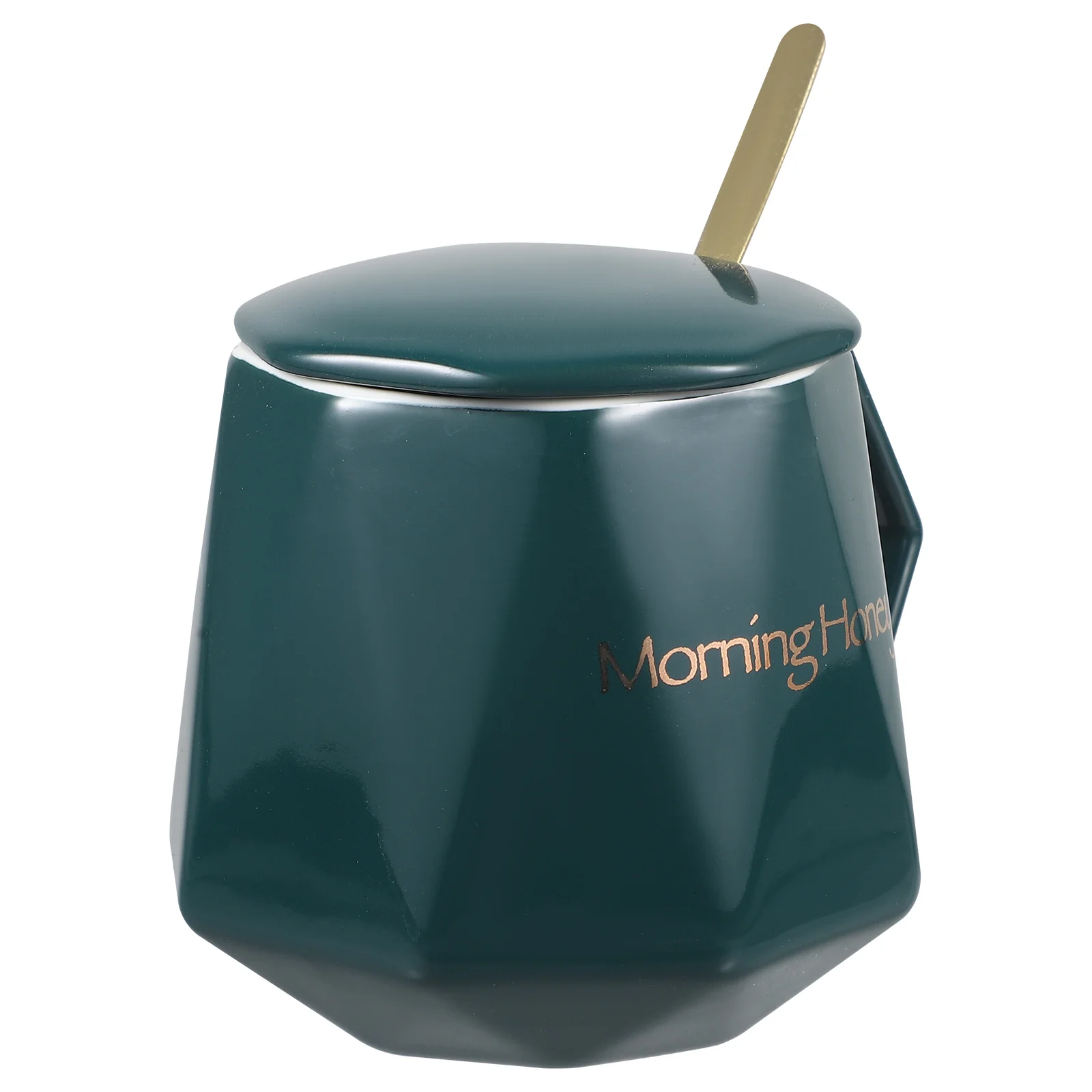 

Diamond Cup Large Capacity Mug Milk Porcelain Water Coffee Mugs Drinking for Office Ceramic Tea
