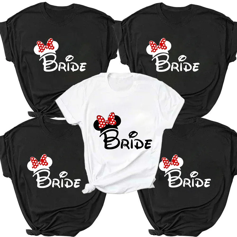 

Women's Clothes Bachelorette Party Shirt Women's T-shirt Harajuku Evjf Team Bride Girl T-shirt Wedding Party Clothing Top Tshirt