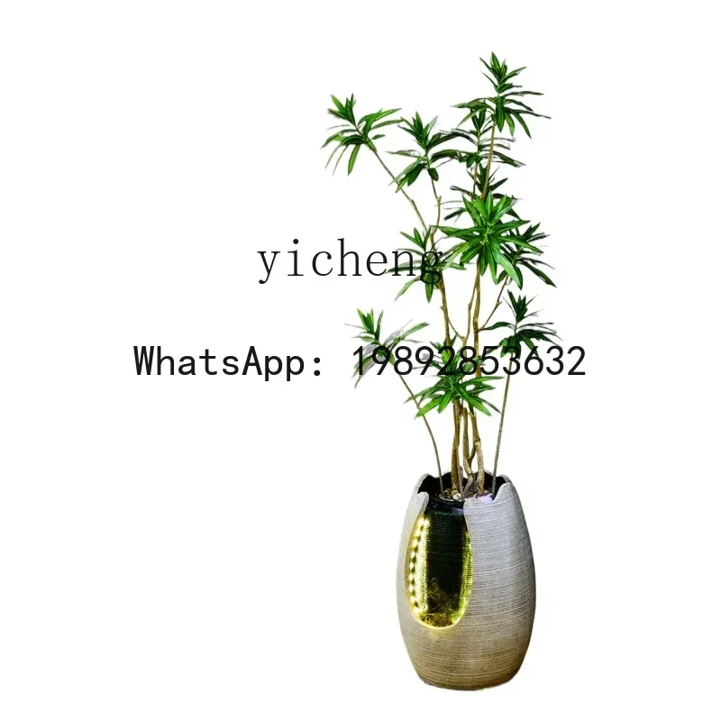 BJ   decoration circulating water fountain bonsai office floor Nordic humidifier ornament