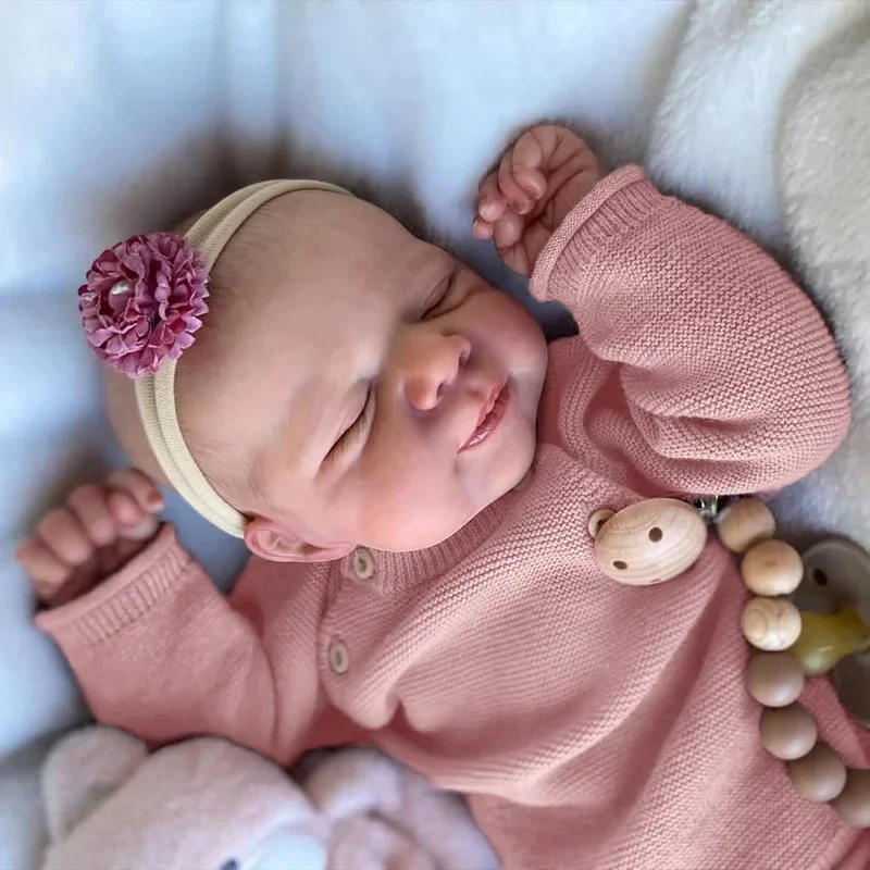 45 سنتيمتر الوليد الطفل تولد من جديد دمية Pascale لمسة ناعمة محبوب الطفل طبقات متعددة اللوحة ثلاثية الأبعاد الجلد مع الأوردة المرئية Mucionesas تولد من جديد #5