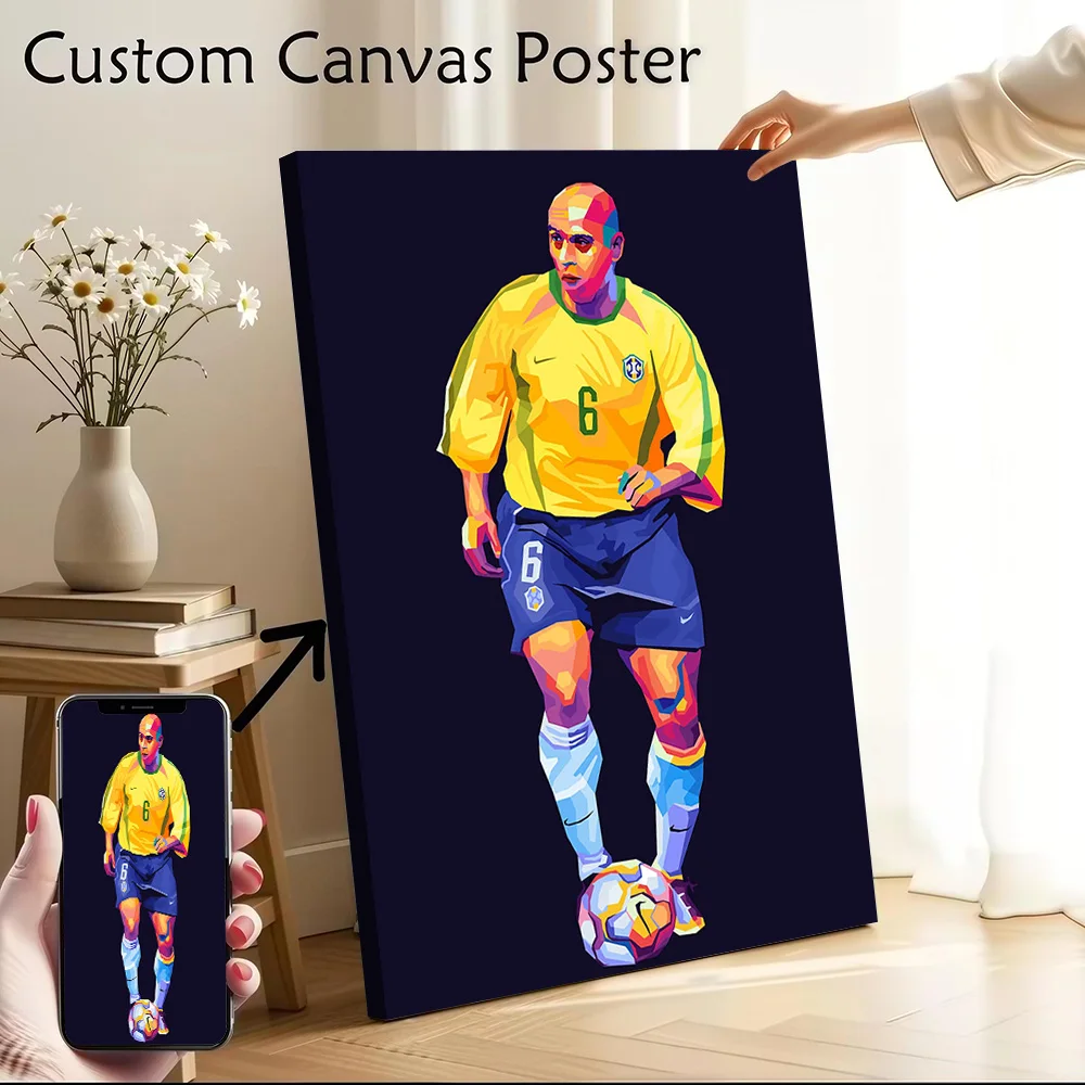 Roberto Carlos Poster Customizable Printed Canvas Painting for Pictures Wall Art Decorative Picture Room Decorating Interior