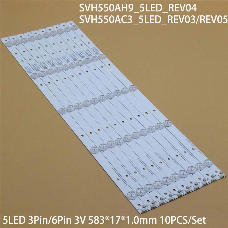 

Светодиодная панель телевизора SVH550AC3_5LED_REV03 REV05 Полоса подсветки SVH550AH9_5LED_REV04 55_HD550DU_B31_10X5_5S1P P128.5 REV.V2 Доски