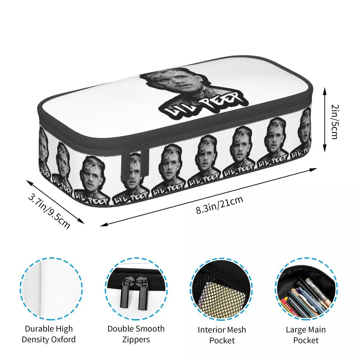 شعار ليل زقزقة مقلمة حامل قلم تخزين القرطاسية لوازم تخزين كبيرة صندوق القلم حقيبة أقلام رصاص للأطفال