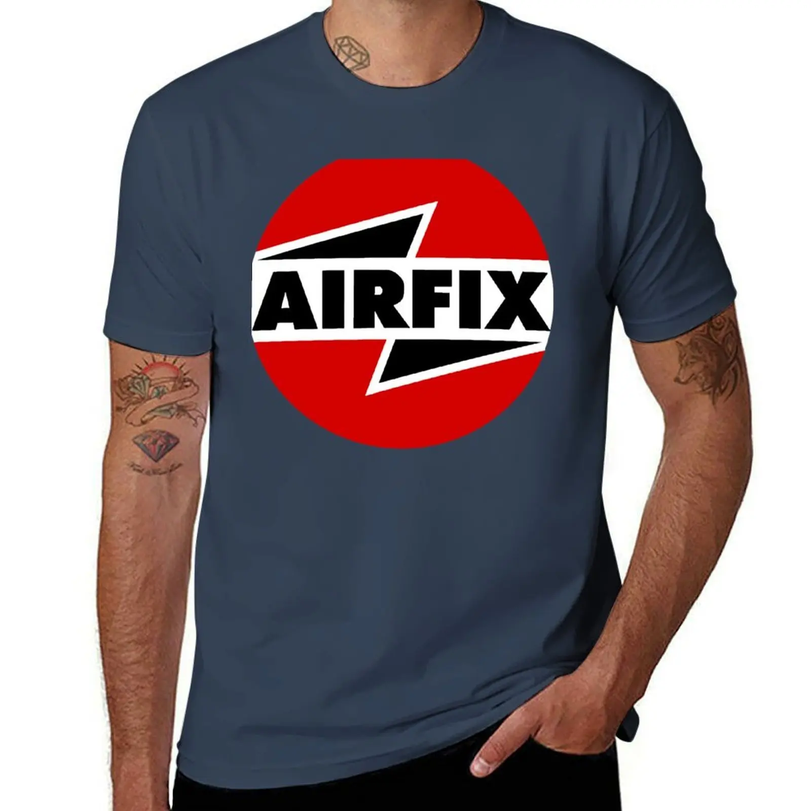 Airfix logo Classic Essential T-Shirt T-Shirt Outdoor Sports Lightweight Tee