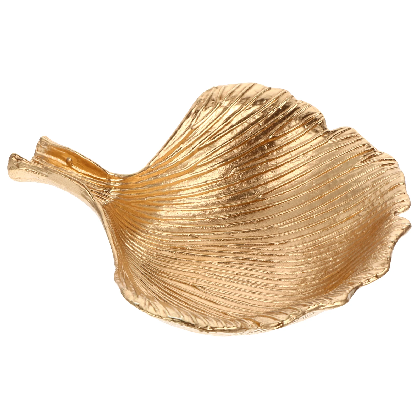 

Metal Jewelry Tray Golden Leaf Shaped Storage Plate for Rings Necklaces Snack Display Home Bathroom Table Accessories ganizer