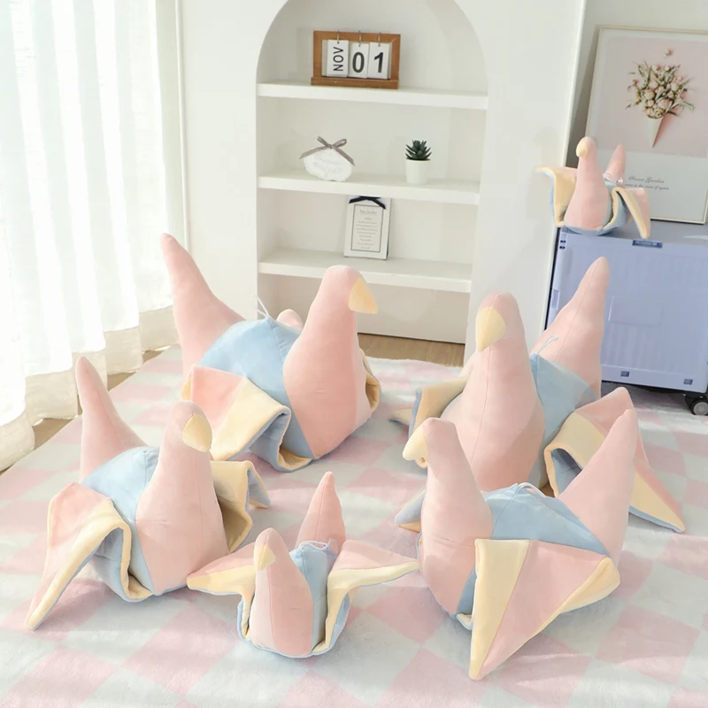 Thousand Paper Crane Plush Doll Creative Design Cute, Comfortable, Accompanying Trendy Home Decoration Soft and Comfortable