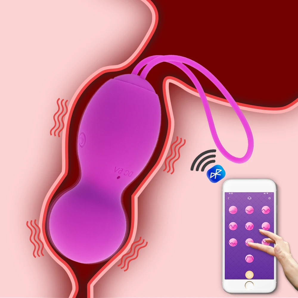 APP Control Vagina Balls Tighten Vagina Muscle Balls Trainer for Women Pelvic Floor Muscles Strengthen Adult Silicone Sex Toys