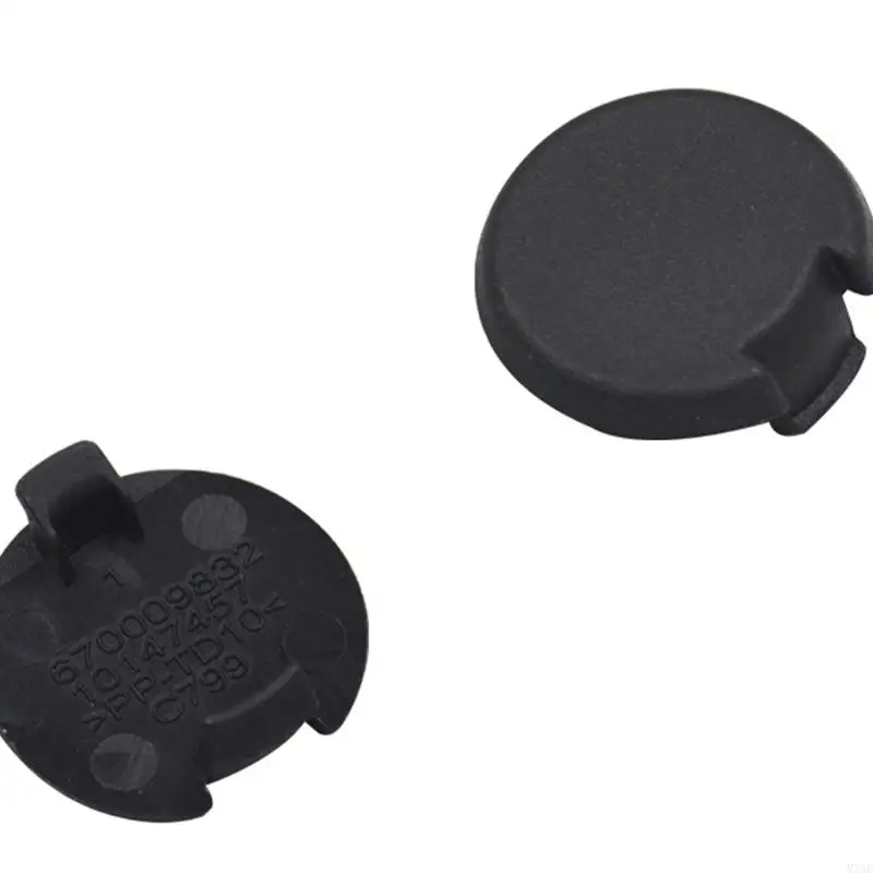 M76E 670009832 Abdeckkappe für Abschlepphakenöffnung, schwarzes vorderes Verkleidungsstück für Wartungszwecke – Detail 4