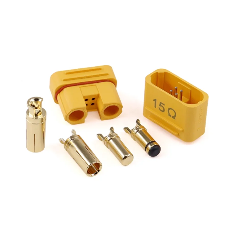 AS150U 70A Copper Plated Male/Female Plug Connector Resistance Adapter Cable For RC Racing Drone FPV Model Spare Part AS150U 70A